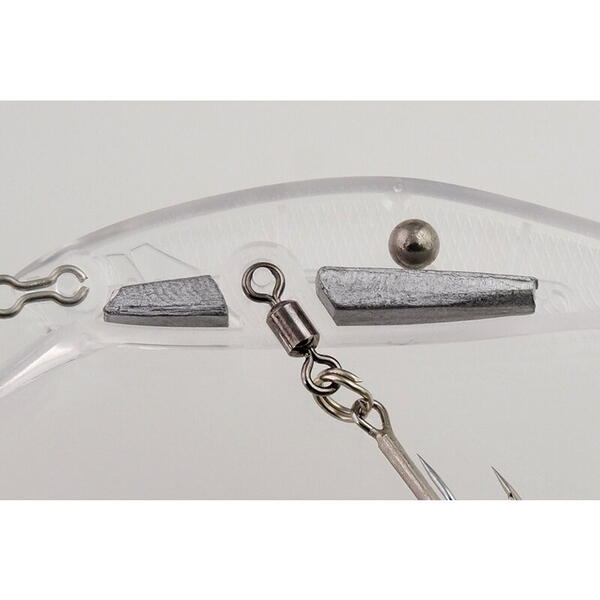 Vobler Tricoroll Ryushin Knocker 63HW Jackall - Acțiune Rapidă, Gold Ayu - 2