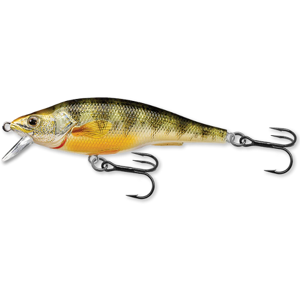 Vobler Yellow Perch Jerkbait LIVE TARGET - Realism, Atacuri Feroce