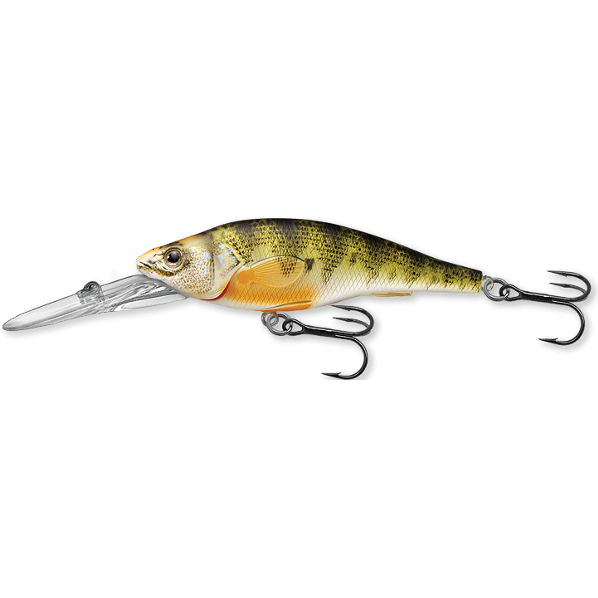 Vobler Yellow Perch Jerkbait LIVE TARGET - Realism Natural, Prădători Ataca