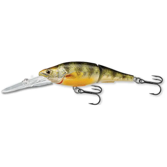 Vobler Yellow Perch Jointed Live Target - Realism Uimitor, 9.8cm