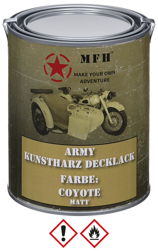 Vopsea Army Lack Coyote MFH - Uscare Rapidă, Rezistență UV