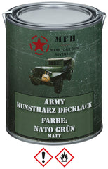 Vopsea Army Lack Verde OD MFH - Uscare Rapidă, Durabilă