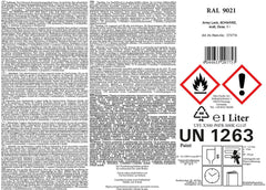 Vopsea Army Negru MFH - Uscare Rapidă, Mat, 1L