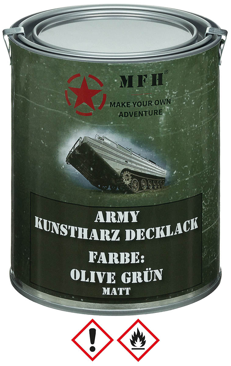 Vopsea Army Verde Oliv MFH - Uscare Rapidă, Rezistență UV