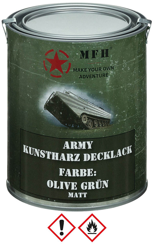Vopsea Army Verde Oliv MFH - Uscare Rapidă, Rezistență UV