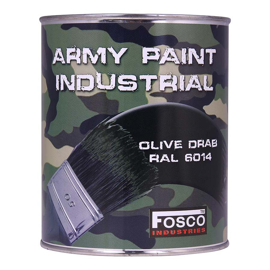 Vopsea Militară Cutie 6L Olive Drab Fosco Industries - Autenticitate și Rezistență