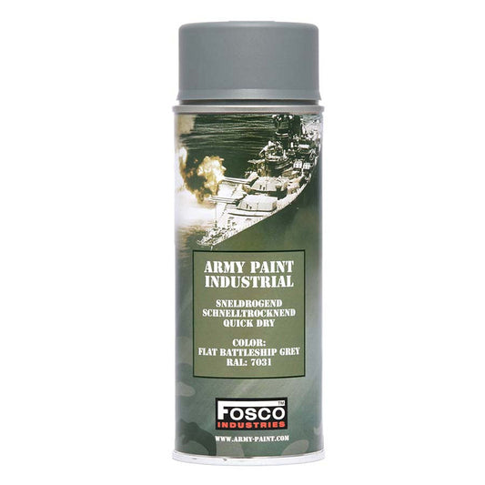 Vopsea Militară Spray Battle Ship Grey Fosco Industries - Acoperire Ultra-Rezistentă