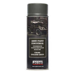 Vopsea Militară Spray English Green Fosco Industries - Camuflaj Mat Superior