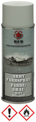 Vopsea Spray Army Gri Mat MFH - Uscare 20 min, Rezist. 80°C