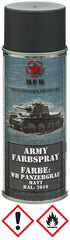 Vopsea Spray Army WH PANZERGRAU Gri MFH - Uscare Rapidă, 400ml