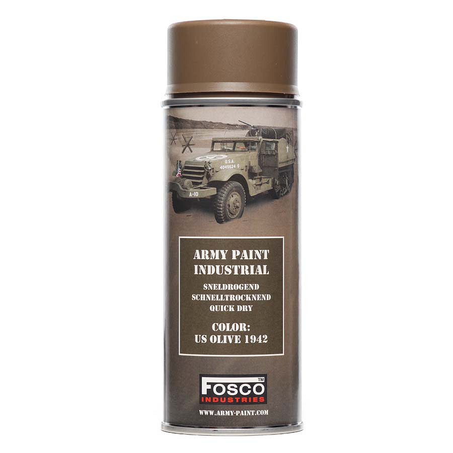 Vopsea Spray Camuflaj Fosco Industries US Olive - Ultimul Strat de Invizibilitate