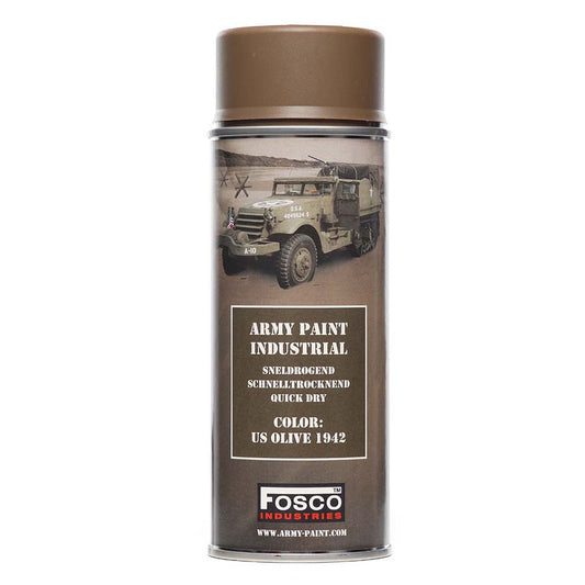 Vopsea Spray Camuflaj Fosco Industries US Olive - Ultimul Strat de Invizibilitate