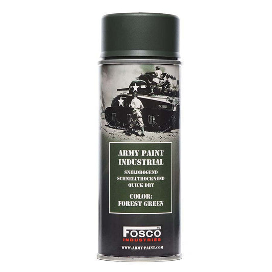 Vopsea Spray Camuflaj Militară Forest Green Fosco - Uscare Rapidă & Rezistență