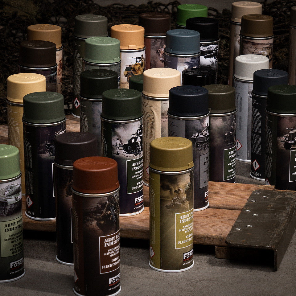 Vopsea Spray Camuflaj Militară Forest Green Fosco - Uscare Rapidă & Rezistență