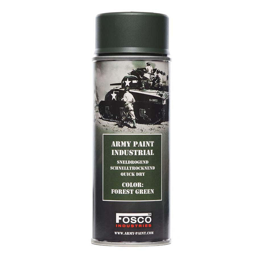 Vopsea Spray Camuflaj Militară Forest Green Fosco - Uscare Rapidă & Rezistență