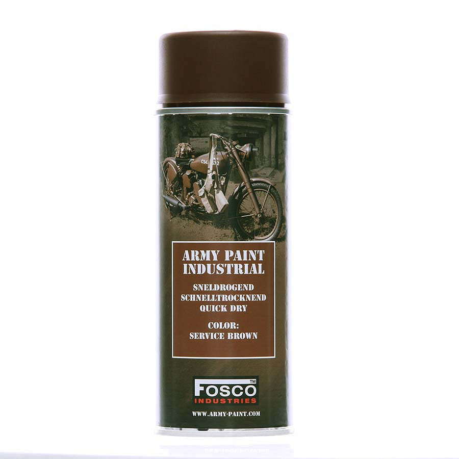 Vopsea Spray Militar Fosco Service Brown - Mascare Rapidă & Eficientă