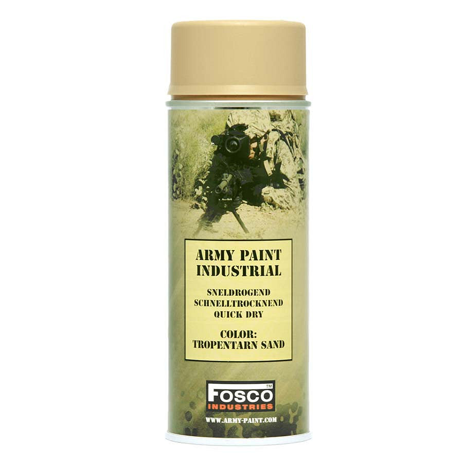 Vopsea Spray Militară Cutie 6x400ml Tropentarn Sand Fosco - Camuflaj Profesional