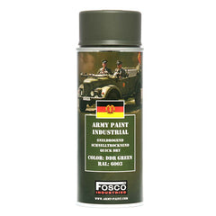 Vopsea Spray Militară Fosco Industries® Verde DDR - Camuflaj Autentic