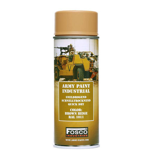 Vopsea Spray Militară Maro Bej Fosco Industries - Uscare Rapidă & Mată