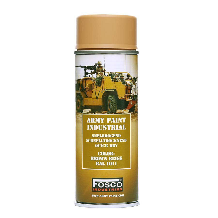 Vopsea Spray Militară Maro Bej Fosco Industries - Uscare Rapidă & Mată