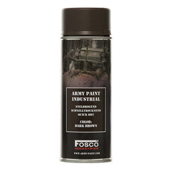 Vopsea Spray Militară Maro Închis Fosco Industries® - Camuflaj & Protecție Extremă