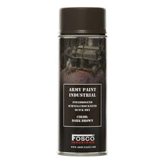 Vopsea Spray Militară Maro Închis Fosco Industries® - Camuflaj & Protecție Extremă