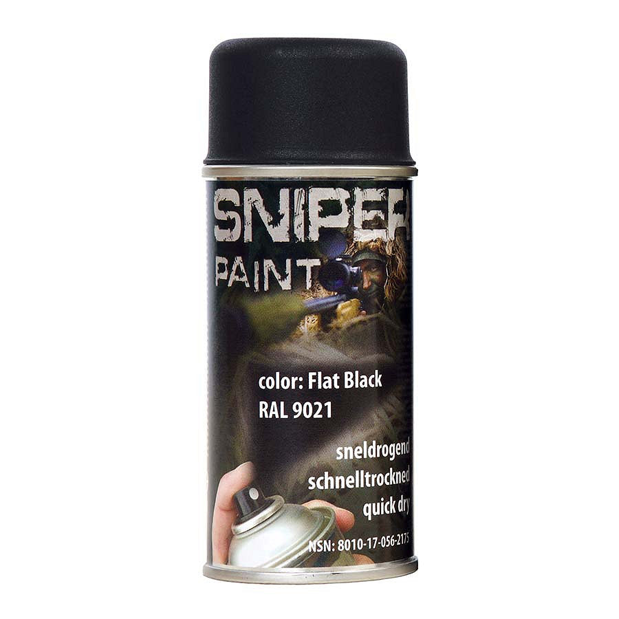 Vopsea Spray Militară Negru Fosco Industries - Camuflaj Mat Superior
