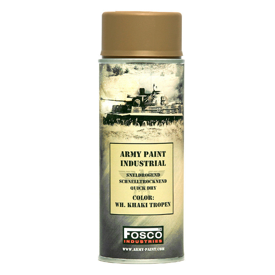 Vopsea Spray Militară Set Fosco Industries Khaki Tropical - Camuflaj Superior Rapid