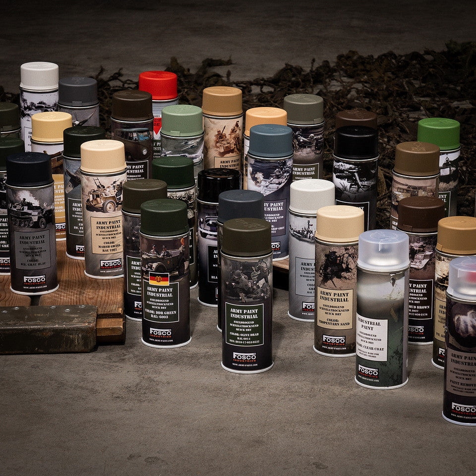Vopsea Spray Militară WH DK Gelb Fosco Industries - Kamuflaj Profesional