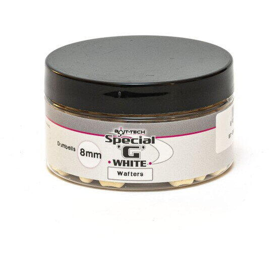 Wafter Special G White Dumbbells 8mm Bait Tech - Atractie Crap, Echilibru Perfect - 1