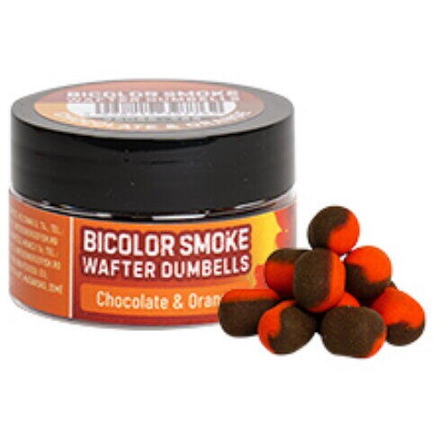 Wafters Bicolore Energofish Benzar - Ciocolată-Portocaliu, Atracție Dublă