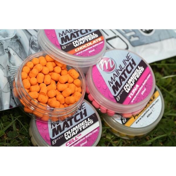 Wafters Dumbell Yellow Pineapple Mainline - Atractivitate Maximă, 10mm