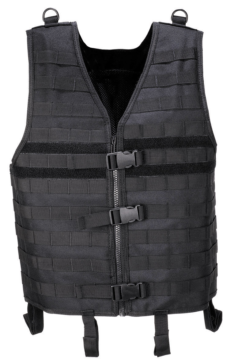 Westă tactică MOLLE Light negru MFH - Ajustabilă, Sistem Modular