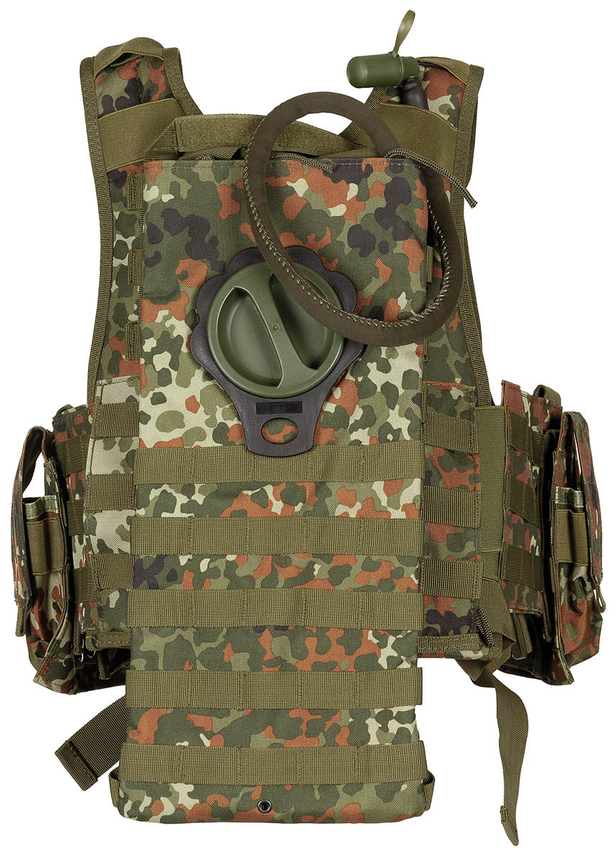 Westă Tactică Ranger BW Camo MFH - Sistem Hidratare, Husă Gât Detașabilă