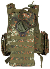 Westă Tactică Ranger BW Camo MFH - Sistem Hidratare, Husă Gât Detașabilă