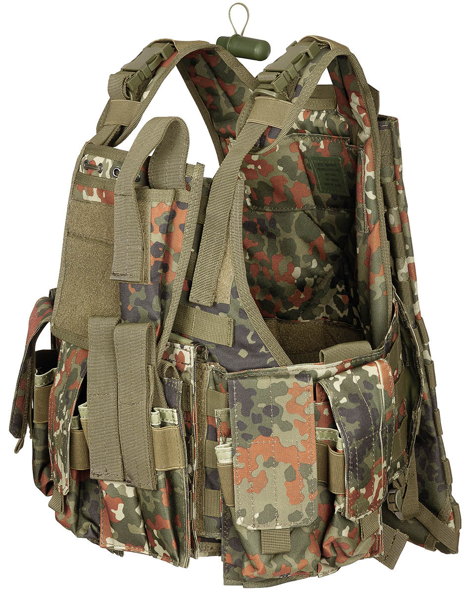 Westă Tactică Ranger BW Camo MFH - Sistem Hidratare, Husă Gât Detașabilă