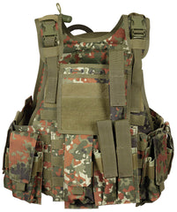 Westă Tactică Ranger BW Camo MFH - Sistem Hidratare, Husă Gât Detașabilă