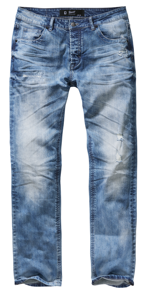 Will Denim Jeans Denim Blue Brandit - Durabilitate Zilnica