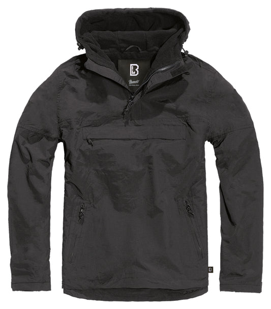 Windbreaker Brandit Negru - Rezistent Vânt & Apă, Fleece