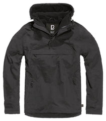 Windbreaker Brandit Negru - Rezistent Vânt & Apă, Fleece