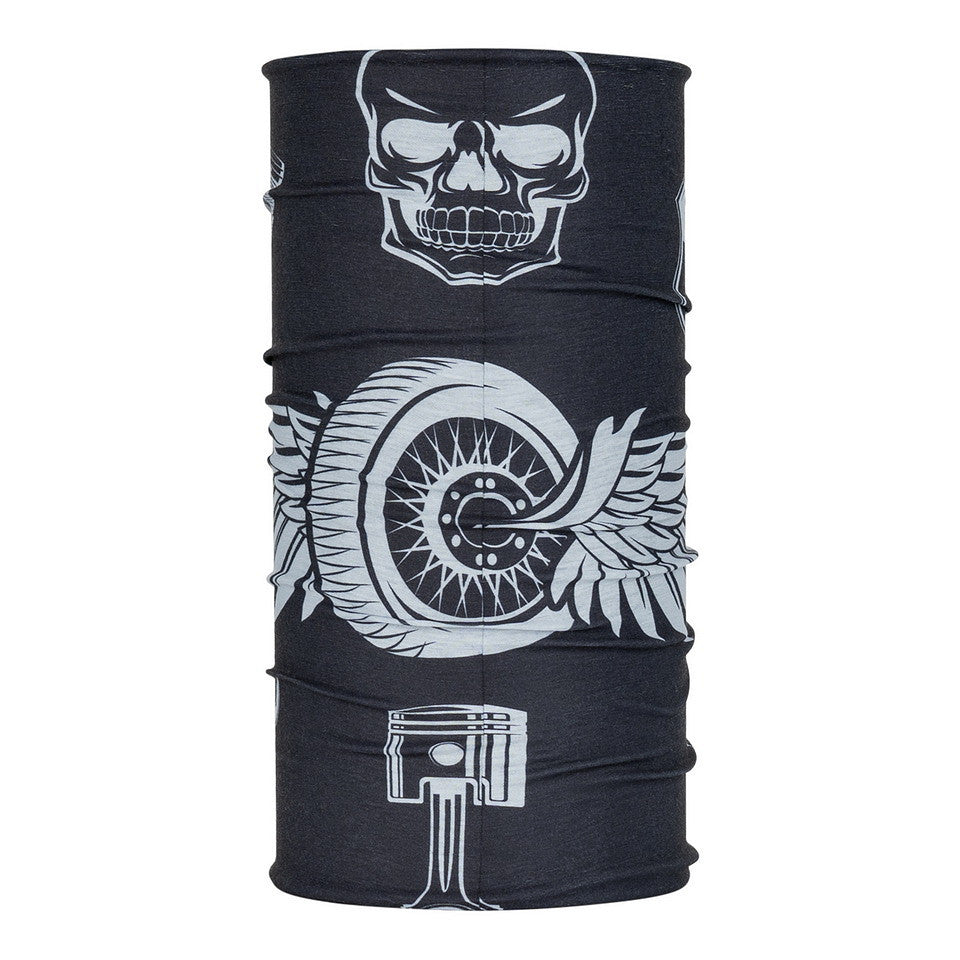 Wrap Multifuncțional Biker Coolmax Negru - Protecție Adaptabilă și Uscată