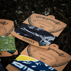 Wrap Multifuncțional Biker Coolmax Negru - Protecție Adaptabilă și Uscată