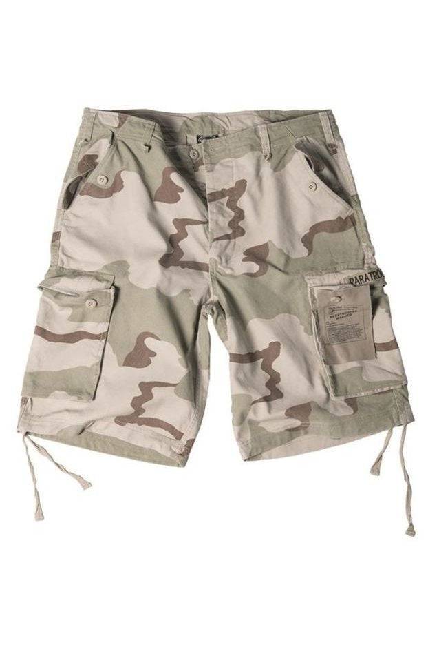 Bermude Prespalate Paratrooper Camuflaj Desert 3 Culori
