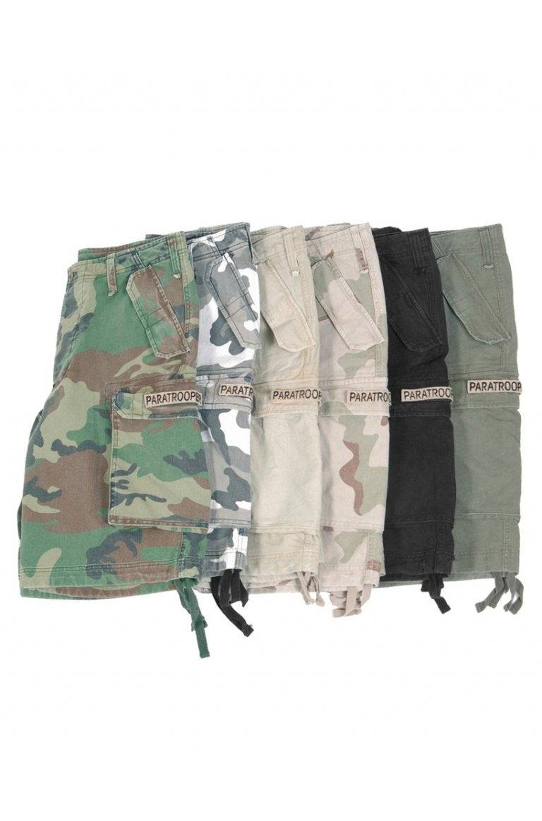 Bermude Prespalate Paratrooper Camuflaj Desert 3 Culori