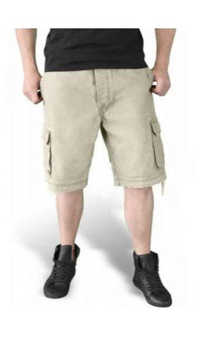 Bermude Raw Vintage Camuflaj Bej