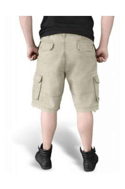 Bermude Raw Vintage Camuflaj Bej