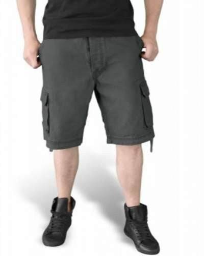 Bermude Raw Vintage Camuflaj Negre