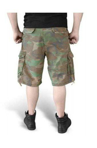 Bermude Raw Vintage Camuflaj Woodland