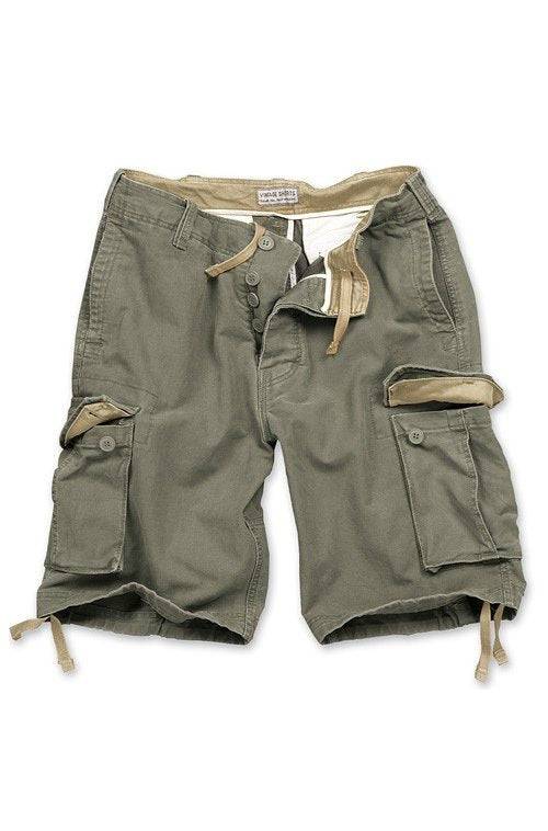 Bermude Raw Vintage Oliv