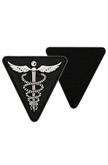 Black Pvc Medical 3D Patch W. Hook&Loop Closure